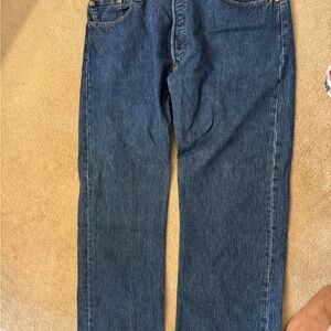 Levi's Men's Dark Blue Straight Jeans